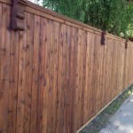 Cedar Wood Fence w/ Corbels