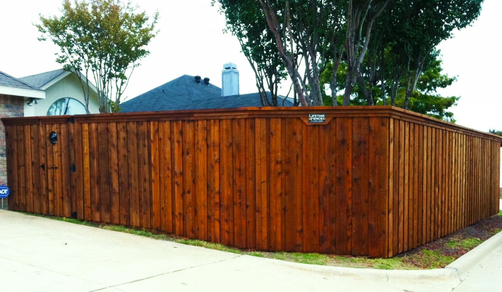 privacy fences cedar board on board fence